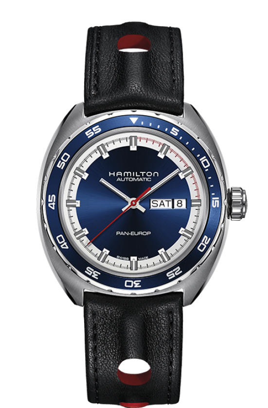American Classic Pan Europ Blue Dial 42MM Automatic H35405741