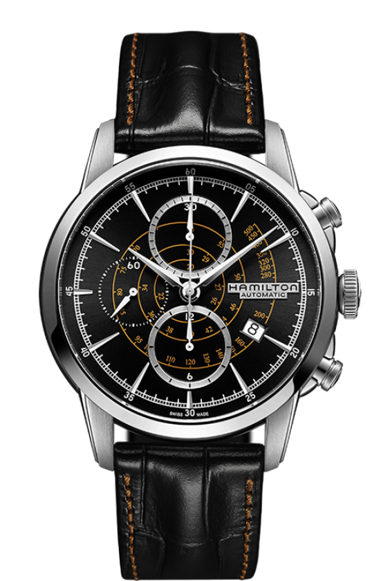 American Classic Railroad Black Dial 44MM Automatic H40656731