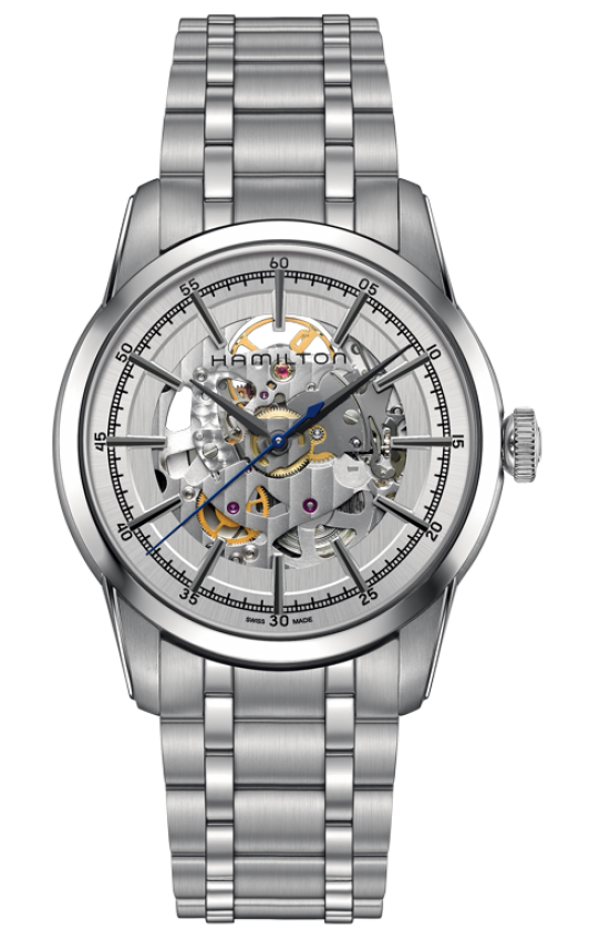 American Classic Railroad Skeleton  Silver Dial 42MM Automatic H40655151