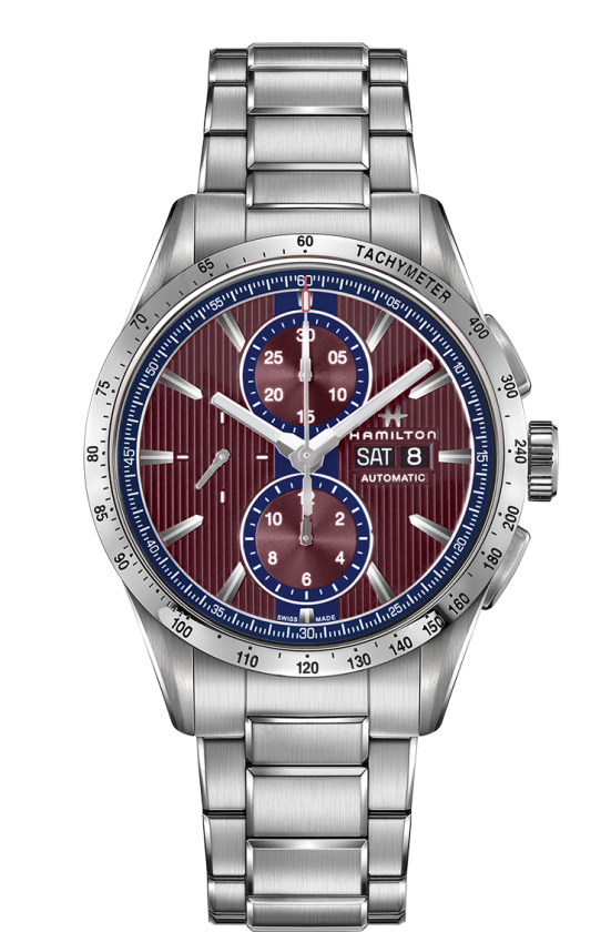 Broadway Aubergine Dial 43MM Day Date Automatic Chrono H43516171