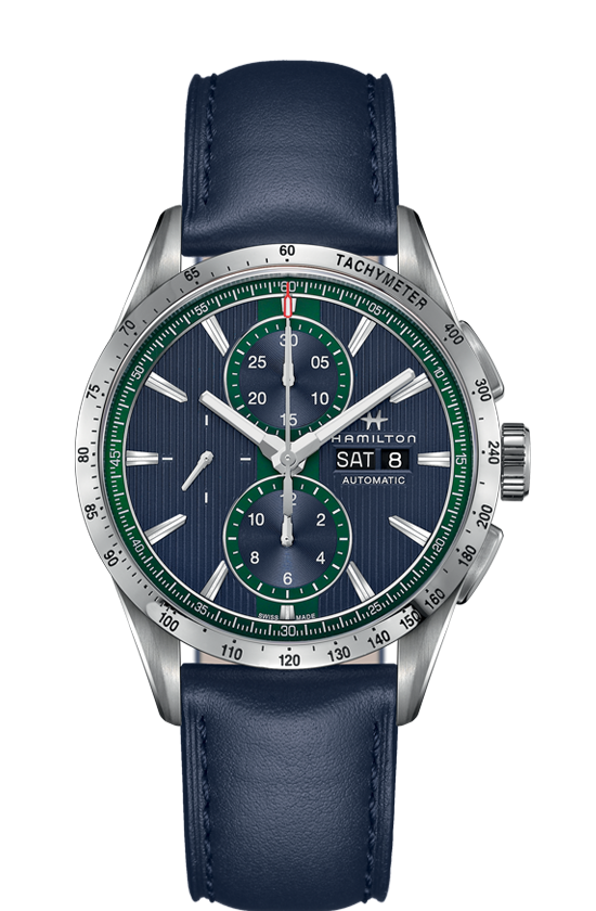 Broadway Blue Dial 43MM Day Date Automatic Chrono H43516641