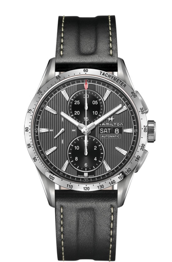 Broadway Black Dial 43MM Day Date Automatic Chrono H43516731
