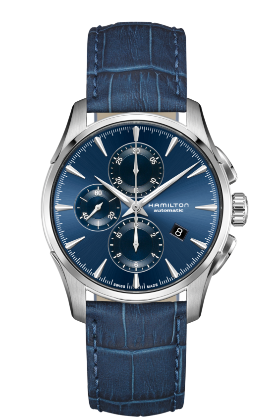 Jazzmaster Blue Dial 42MM Automatic Chrono H32586641