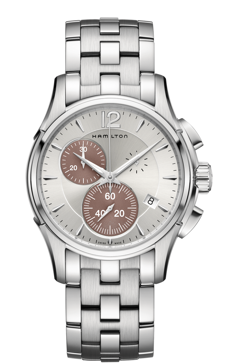 Jazzmaster Silver Dial 42MM  Chrono Quartz H32612151
