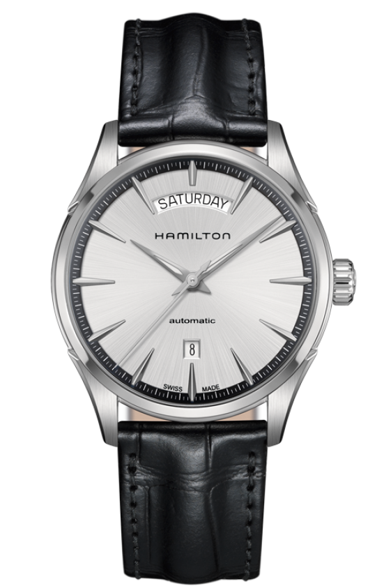 Jazzmaster Silver Dial 42MM Day Date Automatic H42565751