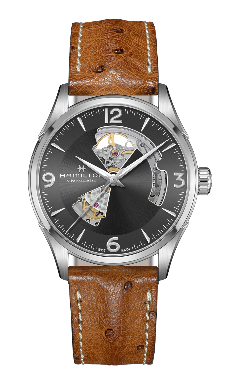 Jazzmaster Grey Dial 42MM Open Heart Automatic H32705581
