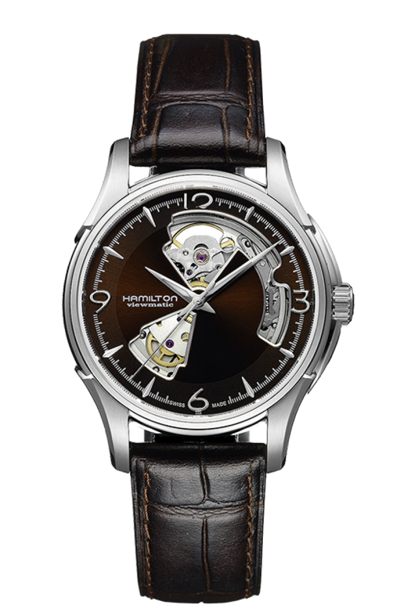 Jazzmaster Brown Dial 40MM Open Heart Automatic H32565595