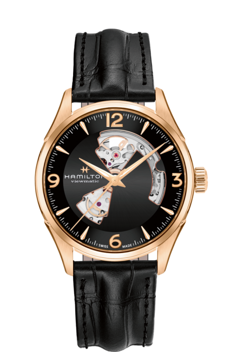 Jazzmaster Black Dial 42MM Open Heart Automatic H32735731