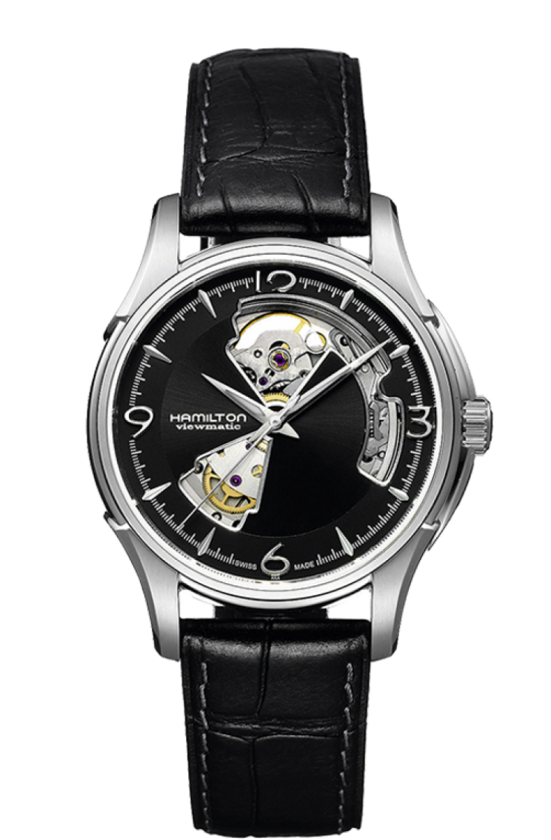 Jazzmaster Black Dial 40MM Open Heart Automatic H32565735