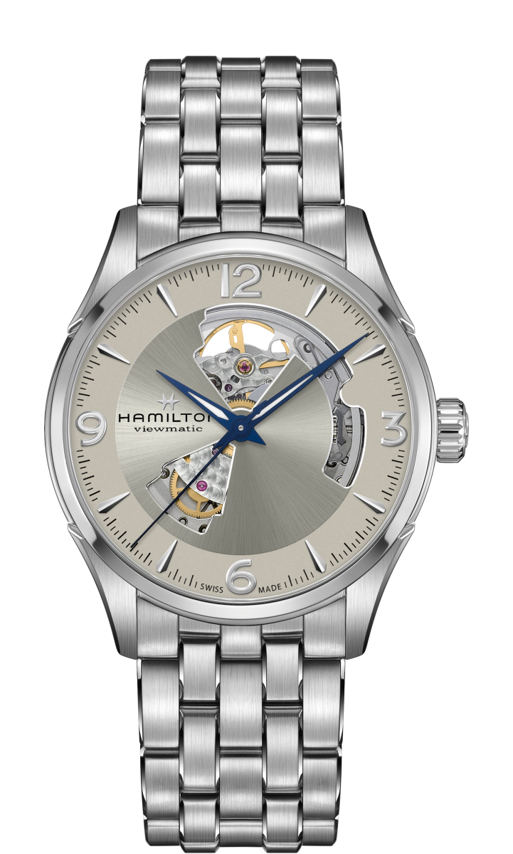 Jazzmaster Beige Dial 42MM Open Heart Automatic H32705121