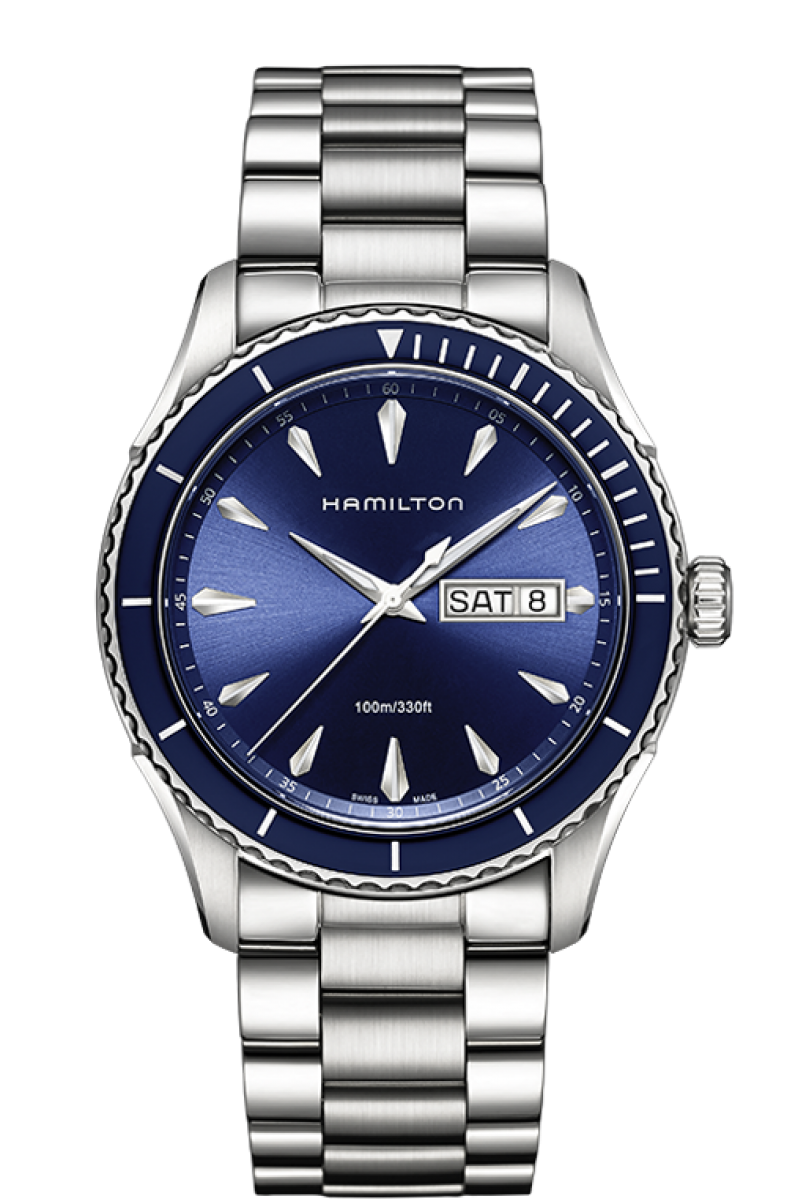 Jazzmaster Seaview Blue Dial 42MM Quartz H37551141