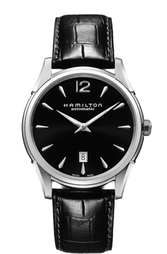 Jazzmaster Slim Black Dial 43MM Automatic H38615735