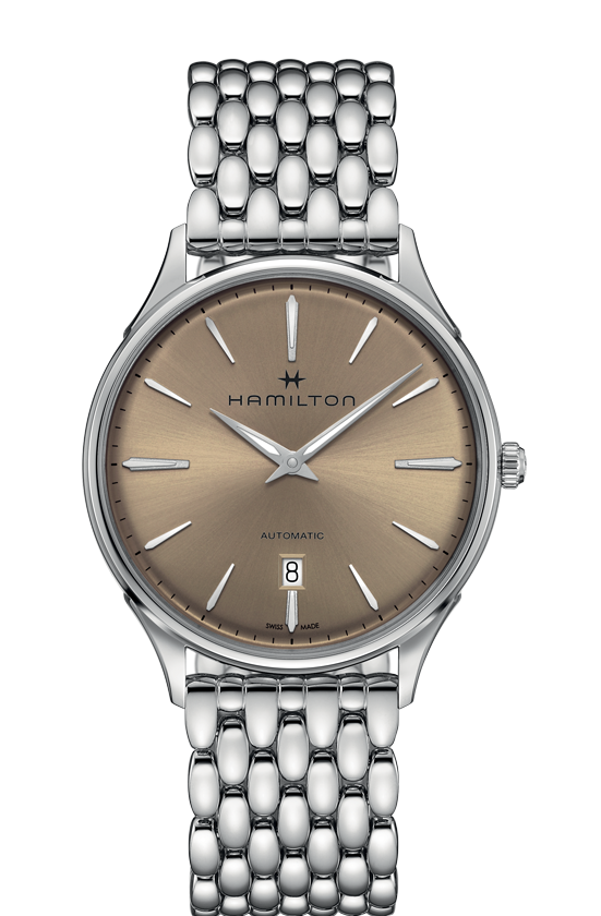 Jazzmaster Beige 40MM Thinline Automatic H38525121