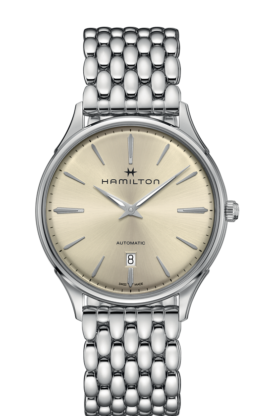 Jazzmaster White Dial 40MM  Thinline Automatic H38525111