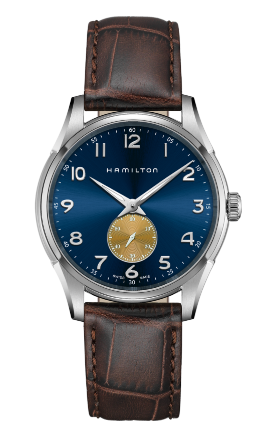 Jazzmaster Blue Dial 40MM Thinline Small Second Quartz H38411540