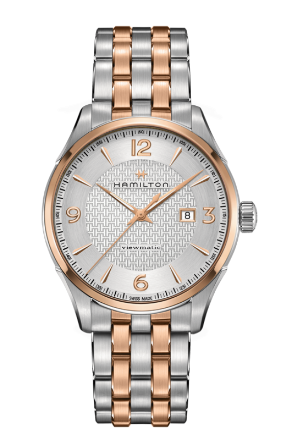 Jazzmaster Silver Dial 44MM Viewmatic Automatic H42725151