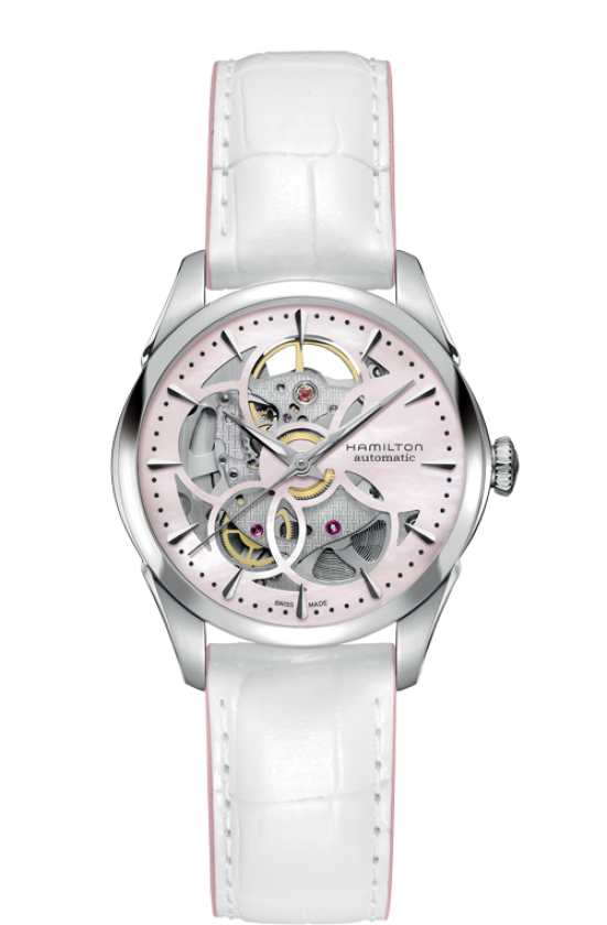 Jazzmaster Mother of Pearl Dial 36MM Viewmatic Skeleton Automatic H32405871