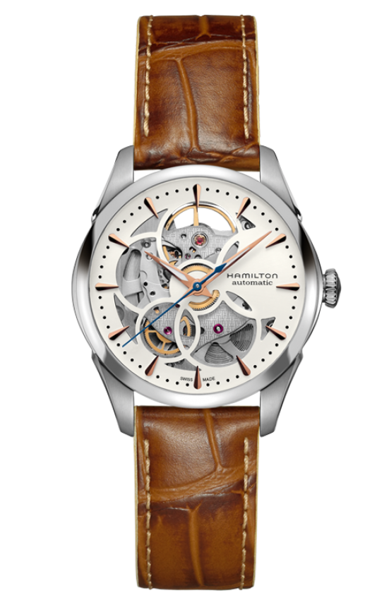 Jazzmaster White Dial 36MM Viewmatic Skeleton Automatic H32405551