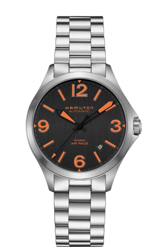 Khaki Aviation Black Dial 38MM Air Race Automatic H76235131