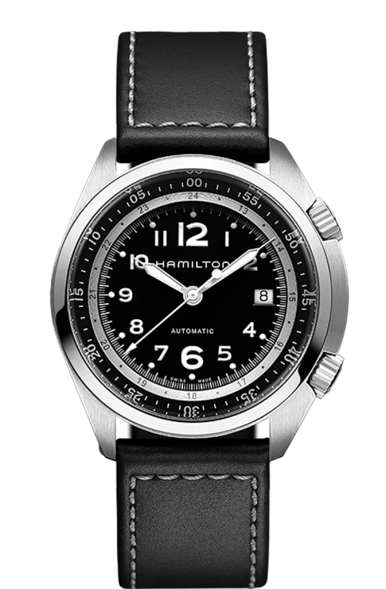 Khaki Aviation Black Dial 41MM Pioneer Automatic H76455733