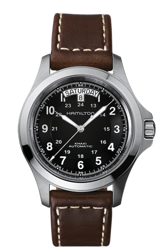 Khaki Field King Black Dial 40MM  Automatic H64455533