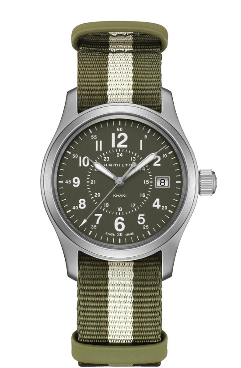 Khaki Field Green Dial 38MM Quartz H68201063