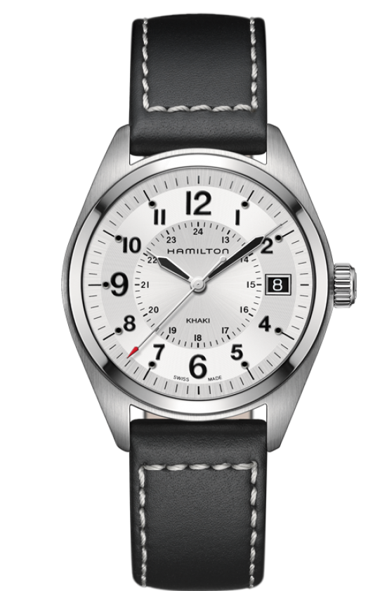 Khaki Field Silver Dial 40MM Quartz H68551753