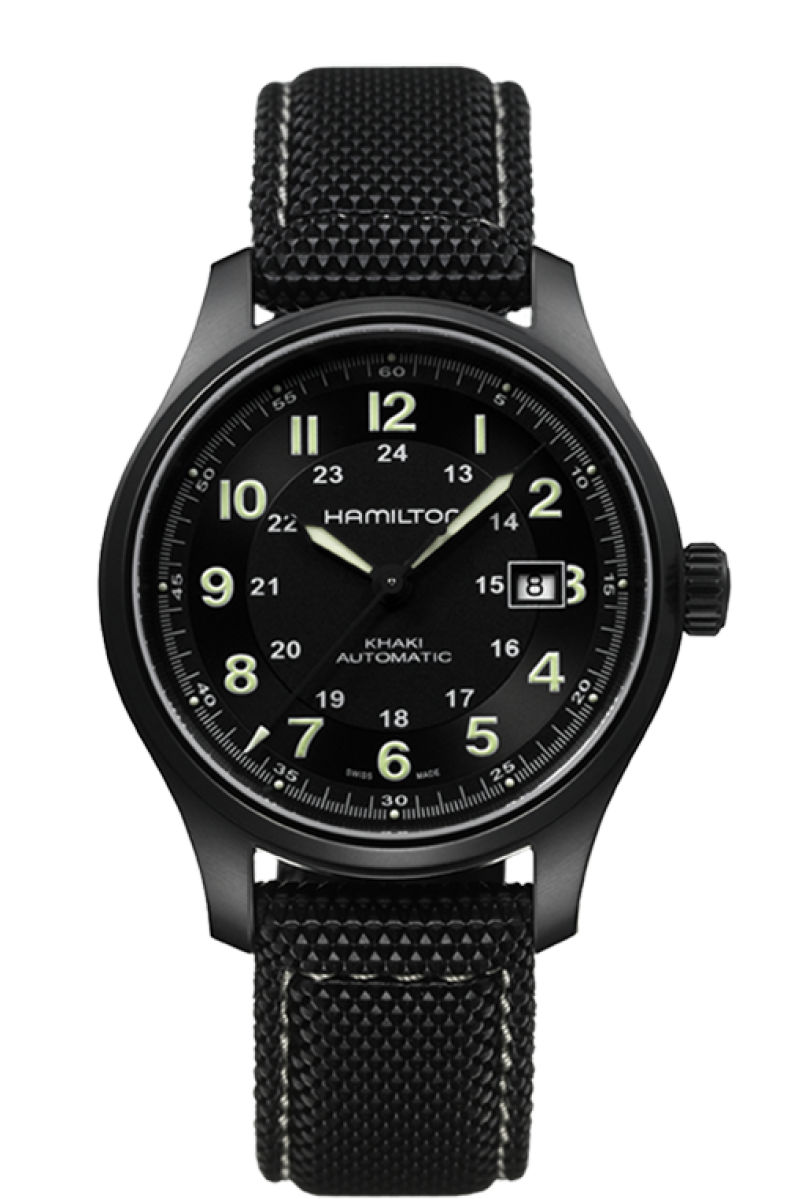 Khaki Field Black Dial 42MM Titanium Automatic H70575733