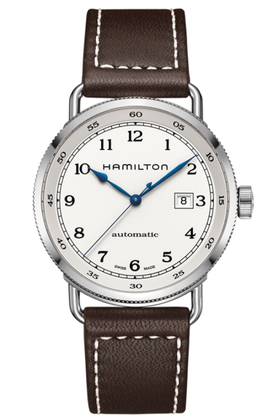 Khaki Navy Pioneer Silver Dial 43MM Automatic H77715553