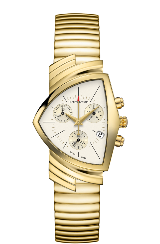 Ventura Silver Dial 33MM Chronograph Quartz H24422151