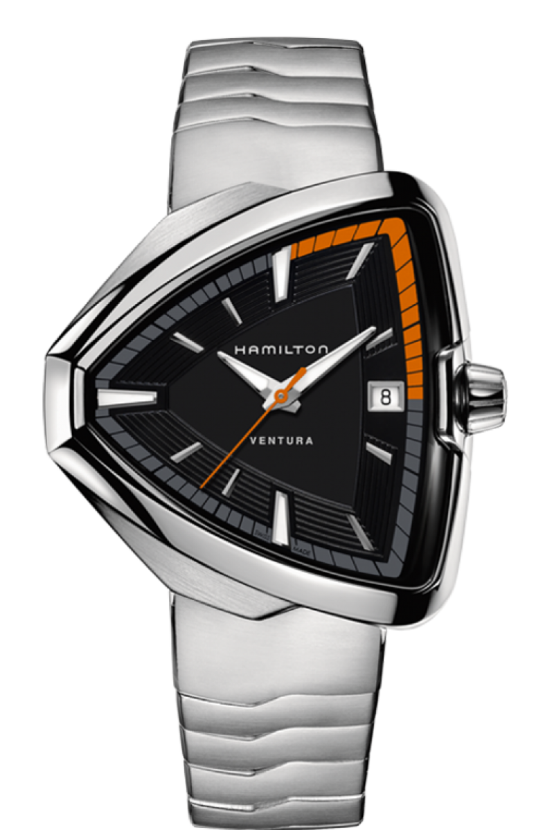 Ventura Elvis 80 Black Dial 42MM Quartz H24551131
