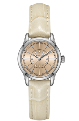 American Classic Railroad Beige Dial 28MM Quartz H40311821