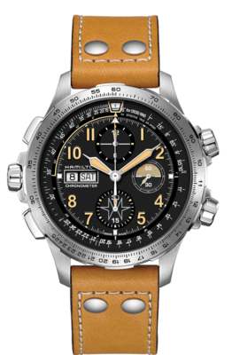 Khaki Aviation Black Dial 45MM X-Wind Day Date Automatic Chronograph Limited Edition H77796535