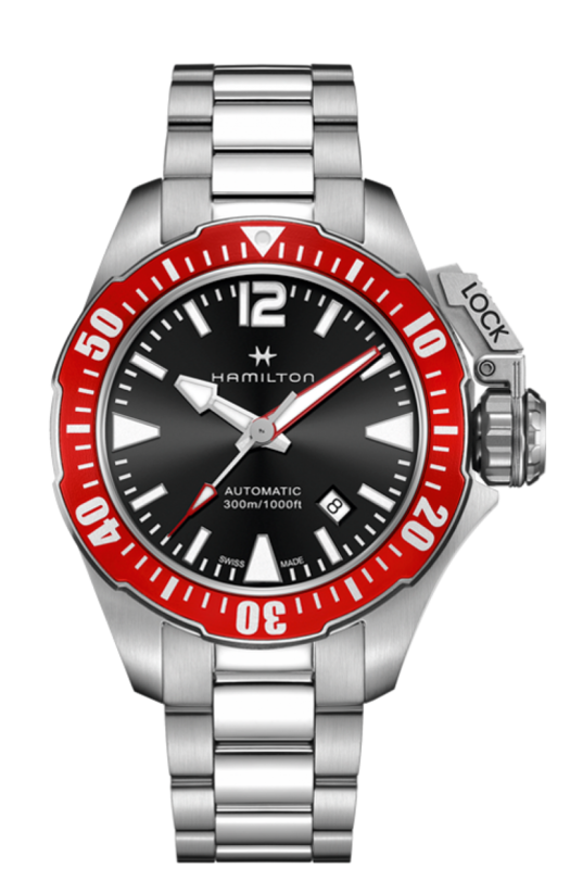 Khaki Navy Frogman Black Dial 42 MM Automatic H77725135