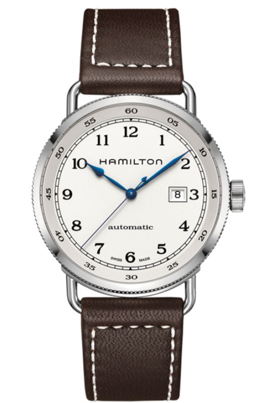 Khaki Navy Pioneer Silver Dial 43MM Automatic H77715553
