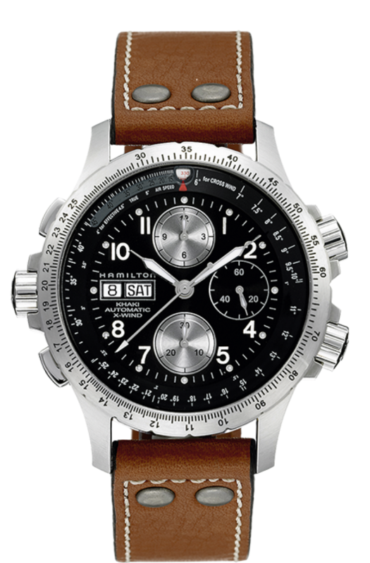Khaki Aviation Black Dial 44 MM X-Wind Automatic Chronograph H77616533