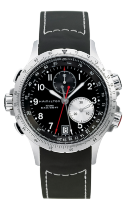 Khaki Aviation Black Dial 42MM  ETO Chronograph Quartz H77612333