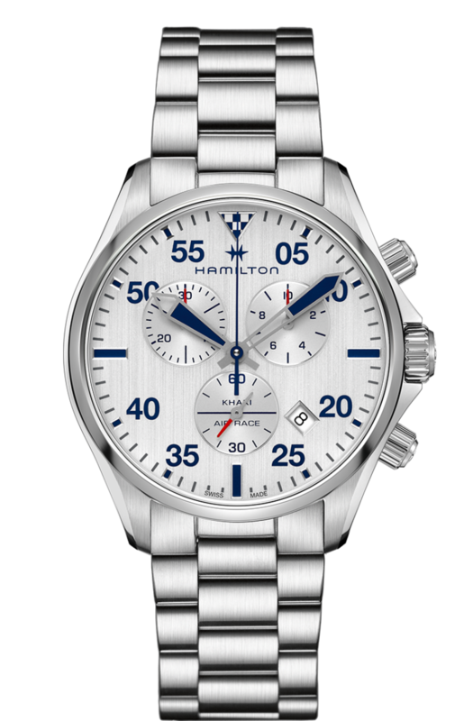 Khaki Silver Dial 44MM Aviation Chrono Quartz H76712151
