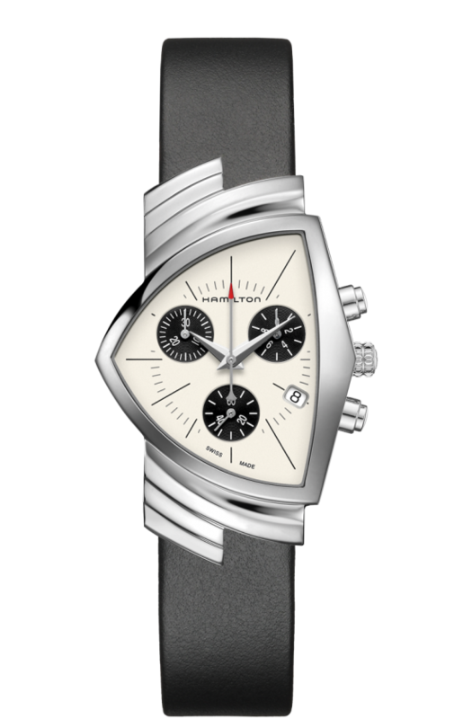 Ventura Silver Dial 33MM Chronograph Quartz H24432751