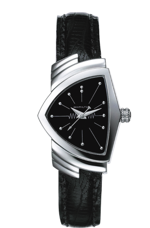 Ventura Black Dial 24MM Quartz H24211732