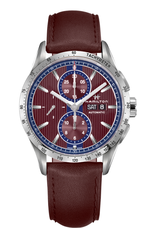 Broadway Aubergine Dial 43MM Day Date Automatic Chrono H43516871