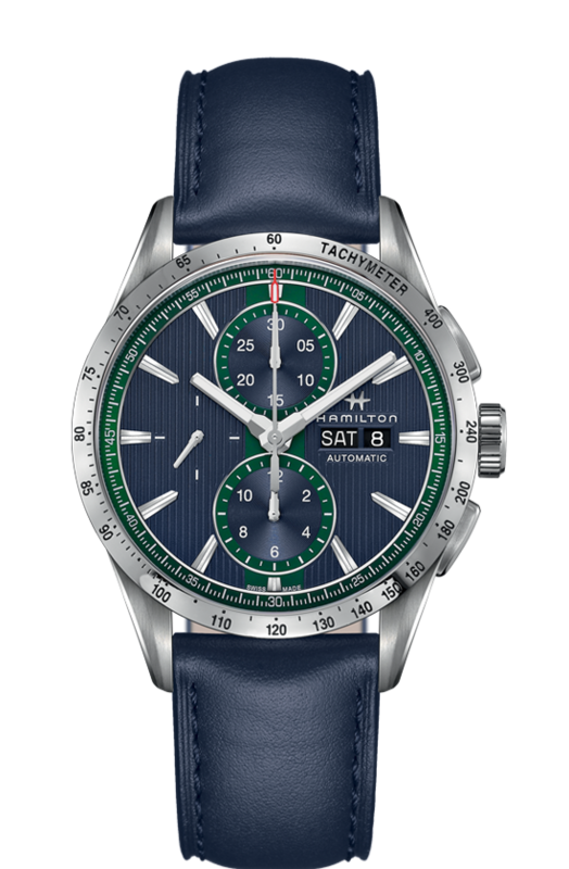 Broadway Blue Dial 43MM Day Date Automatic Chrono H43516641
