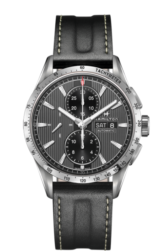 Broadway Black Dial 43MM Day Date Automatic Chrono H43516731