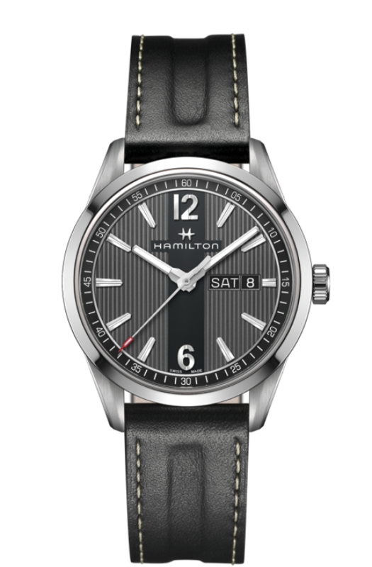 Broadway Black Dial 40MM Day Date Quartz H43311735