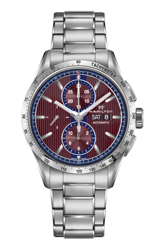 Broadway Aubergine Dial 43MM Day Date Automatic Chrono H43516171