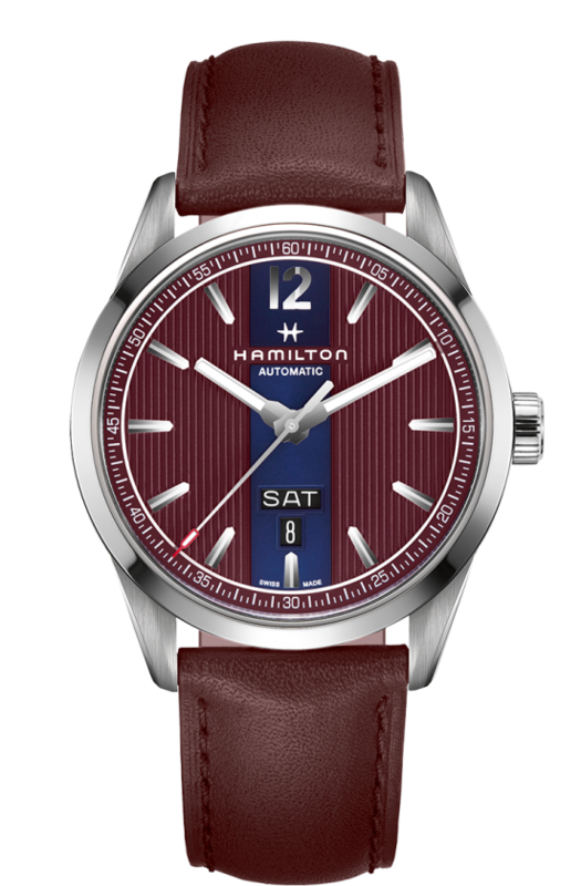 Broadway Aubergine Dial 42MM Day Date Automatic H43515875