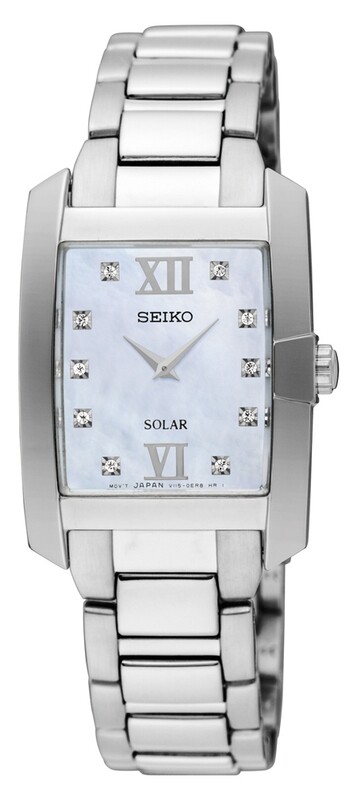 Diamonds White Dial 24MM Solar SUP377