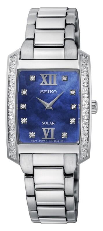 Diamonds Blue Dial 24MM Solar SUP401