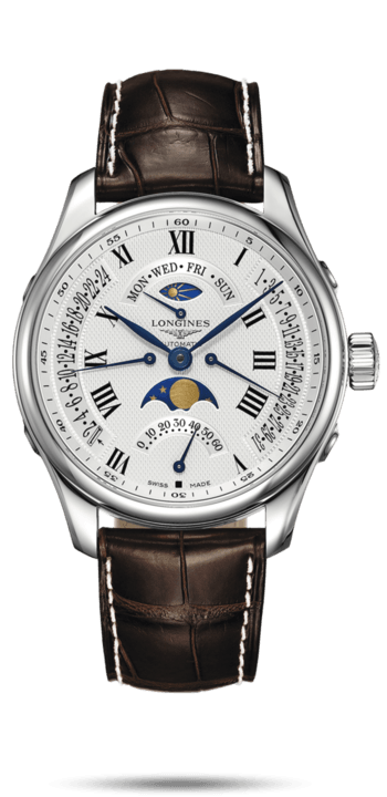 Longines Master Collection White Moon Dial 44MM L27394713