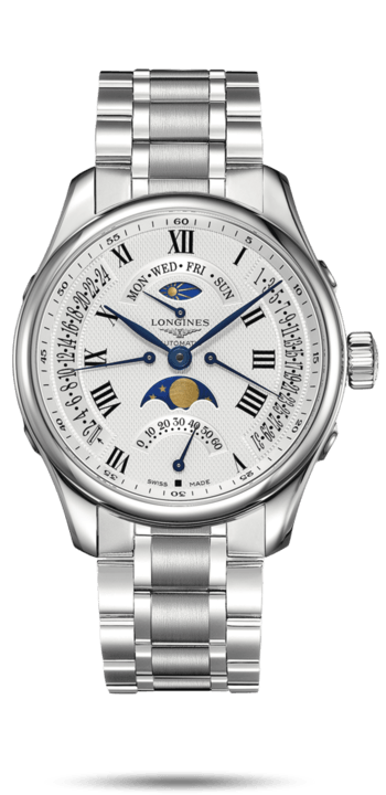 Longines Master Collection White Moon Dial 44MM L27394716